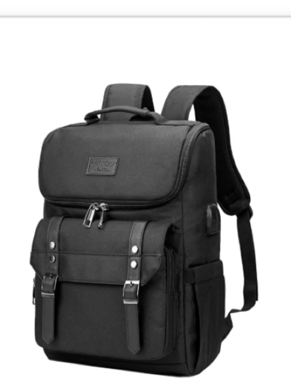 Vintage Backpack Travel Laptop Backpack with usb Charging Port